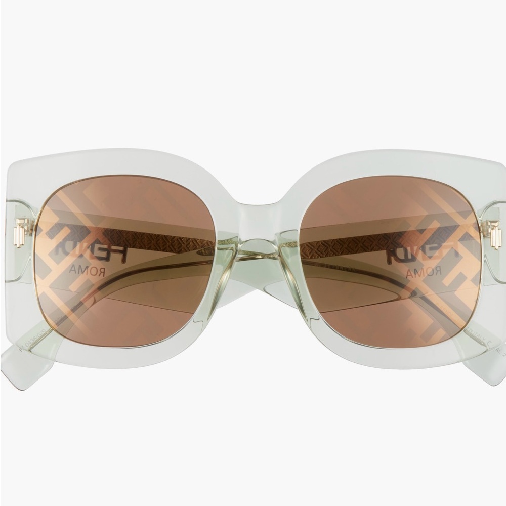 Fendi FF Monogram Square Sunglasses